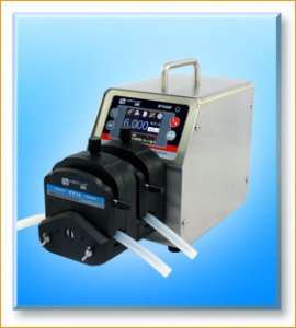 Two Channels Intelligent Peristaltic Dosing Pump Bt600f (flow rate: 0.006-2300mL/min)